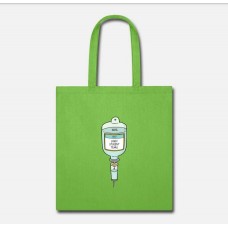 Funny Logic Student Gift Idea Lime Green Tote Bag